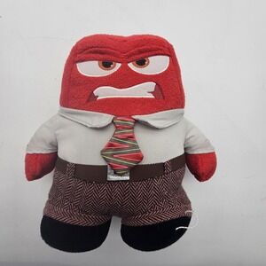 Disney Store Inside Out Anger Plush Stuffed Toy Small Red Business Suit Cute